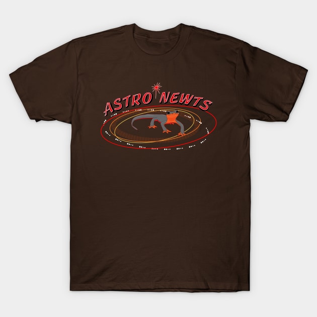 Astro Newts T-Shirt by puppaluppa